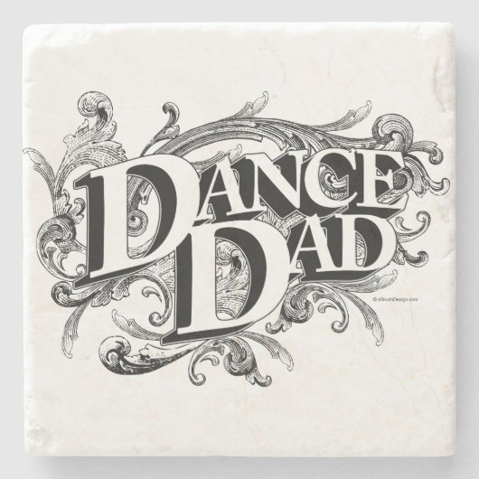 Dessous-de-verre En Pierre Danse papa (Devant)