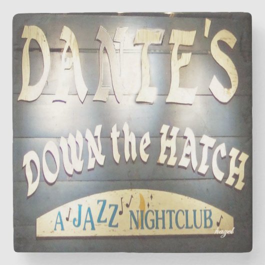 Dessous-de-verre En Pierre Dante's Down The Hatch, Dante's Atlanta, Dante's (Devant)