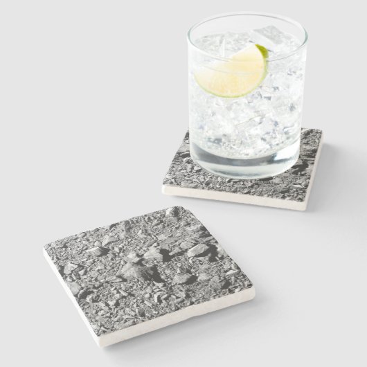 Dessous-de-verre En Pierre DART Dimorphos Asteroid Moonlet Surface (Côté)