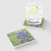 Dessous-de-verre En Pierre De loup bleu (Côté)