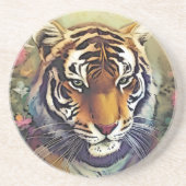 Dessous de verre en pierre de Tiger (Devant)