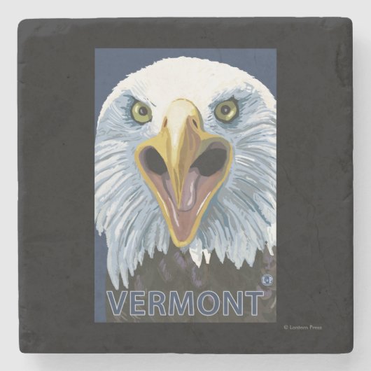 Dessous-de-verre En Pierre De VermontEagle fin (Devant)