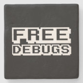 DESSOUS-DE-VERRE EN PIERRE DEBUGS GRATUITS (Devant)