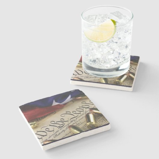 Dessous-de-verre En Pierre Déclaration d'indépendance (Côté)