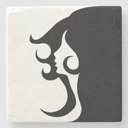 Dessous-de-verre En Pierre Deco mod woman (Devant)