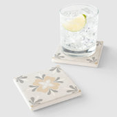Dessous-de-verre En Pierre Décor (Côté)