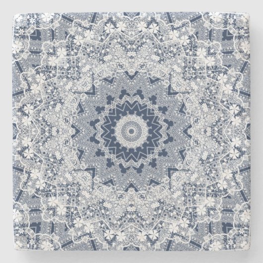 Dessous-de-verre En Pierre Décor dentelé (Devant)