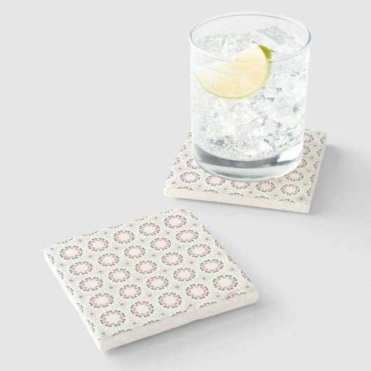 Dessous-de-verre En Pierre decorative  geometric pattern stone coaster 