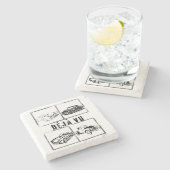 Dessous-de-verre En Pierre déjà vu.w (Côté)