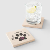 Dessous-de-verre En Pierre Délivrance animale (Côté)