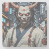 Dessous-de-verre En Pierre Demon Samurai (Devant)