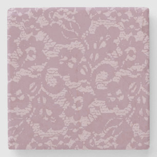 Dessous-de-verre En Pierre Dentelle violette