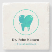 Dessous-de-verre En Pierre Dentiste | Dents (Devant)