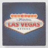 Dessous-de-verre En Pierre Dépendant signe drôle à Las Vegas, Nevada (Devant)