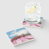 Dessous-de-verre En Pierre Derrière l'abeille (Côté)