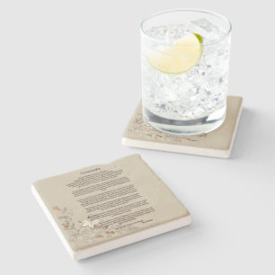 Dessous-de-verre En Pierre Desiderata par Max Ehrmann