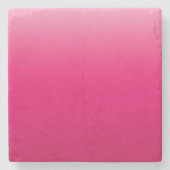 Dessous-de-verre En Pierre Design dégradé rose gras (Devant)