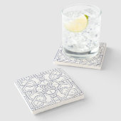 Dessous-de-verre En Pierre Design français (Côté)