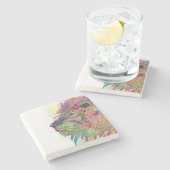 Dessous-de-verre En Pierre Design génial d'aquarelle tribale (Côté)