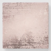 Dessous-de-verre En Pierre Design or rose de luxe (Devant)