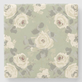 Dessous-de-verre En Pierre Design rose pastel sobre et sophistiqué