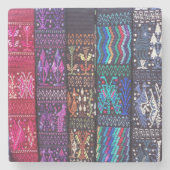 Dessous-de-verre En Pierre Dessins textiles guatémaltèques (Devant)