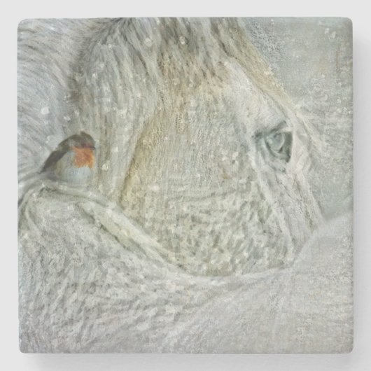 Dessous-de-verre En Pierre Dessous de verre à cheval (Devant)