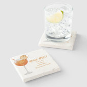 Dessous-de-verre En Pierre Dessous de verre Aperol Spritz (Côté)