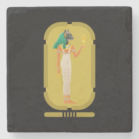 Dessous-de-verre En Pierre Dessous de verre Bastet Stone (Devant)