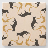 Dessous-de-verre En Pierre Dessous de verre berger allemand (Devant)