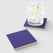Dessous-de-verre En Pierre Dessous de verre bleus de grès de spirales (Côté)