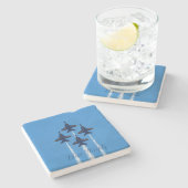 Dessous-de-verre En Pierre Dessous de verre Blue Angels (Côté)