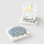 Dessous-de-verre En Pierre Dessous de verre Blue Hydrangea (Côté)