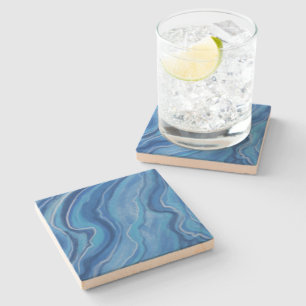 Dessous-de-verre En Pierre Dessous de verre Blue Marble 