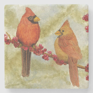 Dessous-de-verre En Pierre Dessous de verre cardinaux de paires