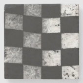 Dessous-de-verre En Pierre Dessous de verre Checkered de drapeau (Devant)