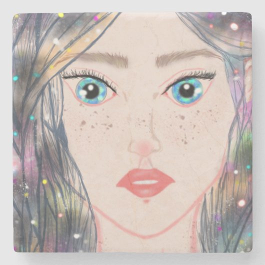 Dessous-de-verre En Pierre Dessous de verre cosmiques (Devant)