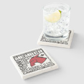 Dessous-de-verre En Pierre Dessous de verre d'âne (Côté)