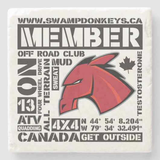 Dessous-de-verre En Pierre Dessous de verre d'âne (Devant)