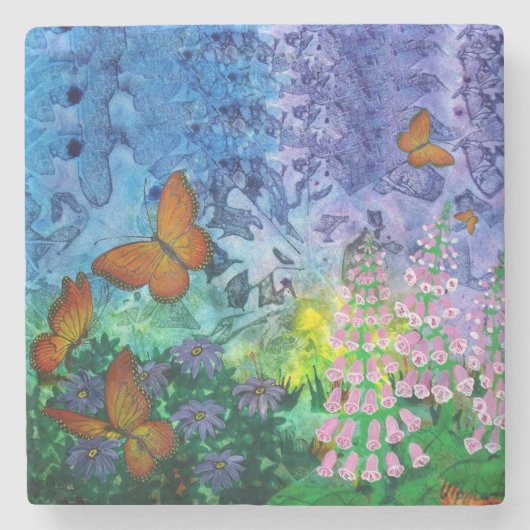 Dessous-de-verre En Pierre Dessous de verre d'asile de monarque (Devant)