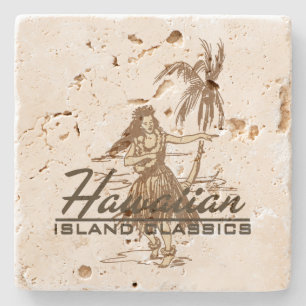 Dessous-de-verre En Pierre Dessous de verre de bar Tiki Tradewinds Hawaiian H