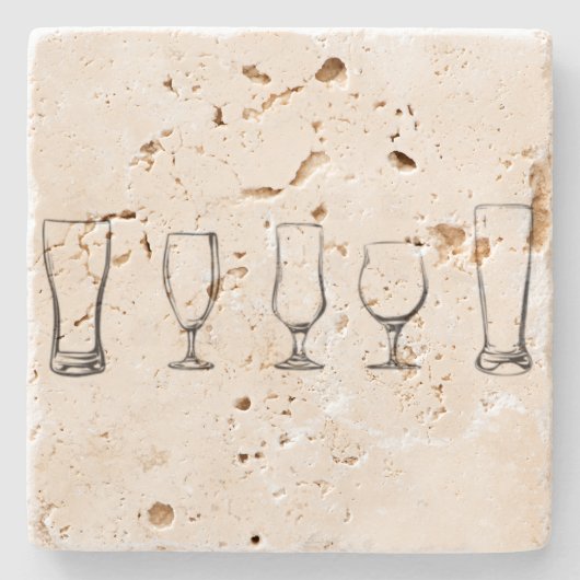 Dessous-de-verre En Pierre Dessous de verre de barre (Devant)