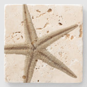Dessous-de-verre En Pierre Dessous de verre de boisson de la Starfish côtière (Devant)