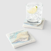 Dessous-de-verre En Pierre Dessous de verre de coquillages (Côté)