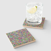 Dessous-de-verre En Pierre Dessous de verre de grès à points aléatoires (Côté)