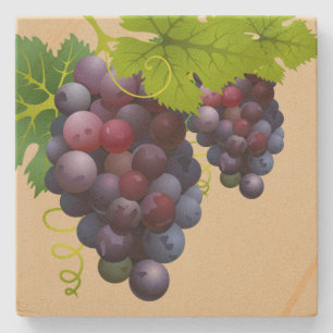 Dessous-de-verre En Pierre Dessous de verre de grès de raisins