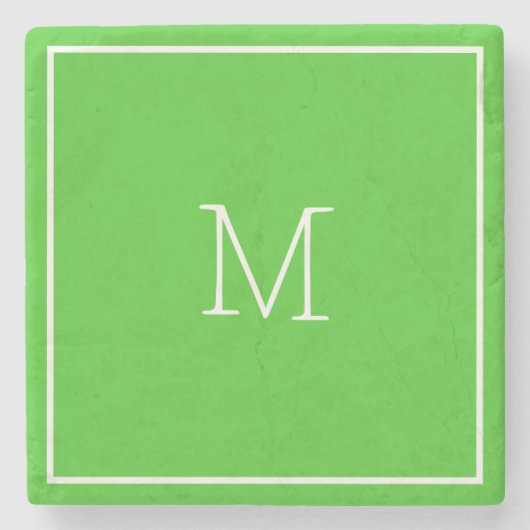 Dessous-de-verre En Pierre Dessous de verre de grès vert (Devant)
