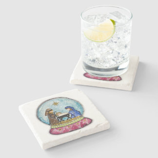 Dessous-de-verre En Pierre Dessous de verre de la Nativité