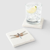 Dessous-de-verre En Pierre Dessous de verre de libellule d'écumoire de veuve (Côté)