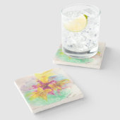 Dessous-de-verre En Pierre Dessous de verre de lis (Côté)